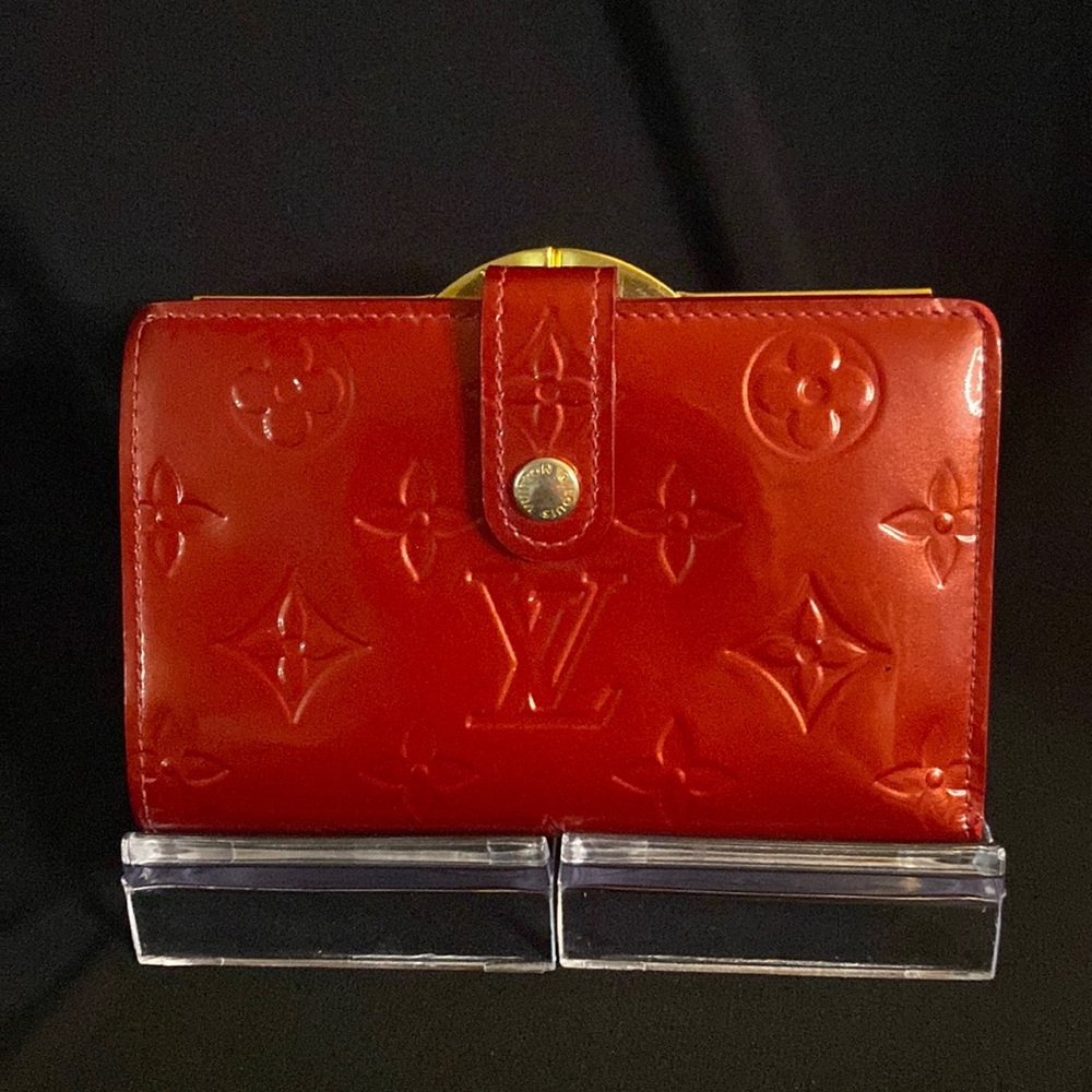 Louis Vuitton Red Vernis Wallet